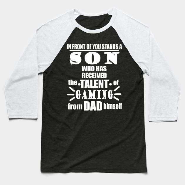 Gamen E-Sports Gift Teenager Boy E-Sports Baseball T-Shirt by FindYourFavouriteDesign